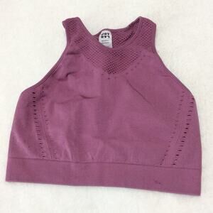 Joy Lab Activewear Top Size Medium Purple Pullover Lined
